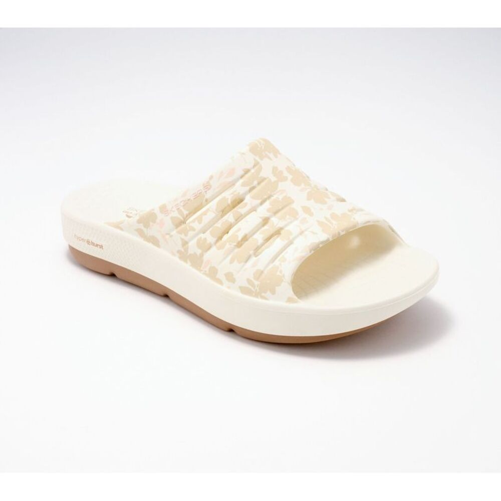 Skechers Women's Sz 10 GO RECOVER Refresh Arch Fit Vintage White Melange